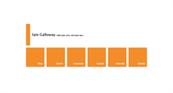 Desktop Screenshot of iaingalloway.com